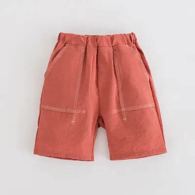 Girls Cotton Shorts Red Summer 2020