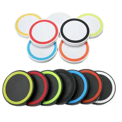 Q5 Wireless Charger for All Phones, Multi-Color LED, USB-C Compatible