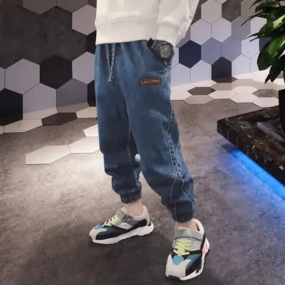 Boys Fleece Lined Jeans 2025 Spring Winter