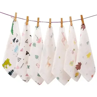 Bamboo Cotton Baby Towel Set with Star Design