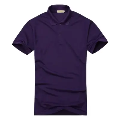 Men Blue Short Sleeve Polo T-Shirt