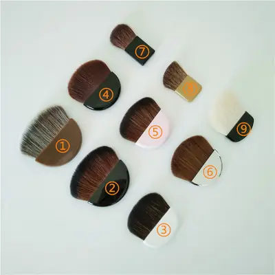 Mini Makeup Brush 45mm Flat Design for Precision Application