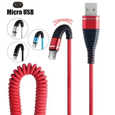 Retractable Micro USB Cable for Apple & Android Phones