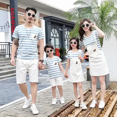 Family Summer Outfit Set for Men Women 2023