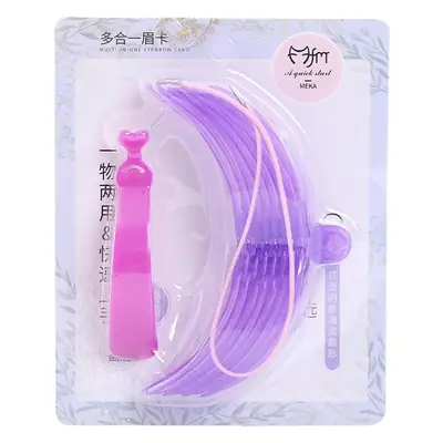 New 4-Color Eyebrow Pads Handheld Makeup Tool