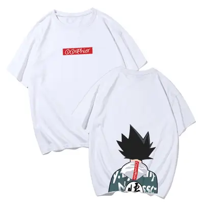 Men Women Yellow Dragon Ball T-Shirt Shorts Set