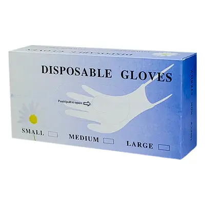 Disposable Tattoo Gloves Milky White Pvc Large