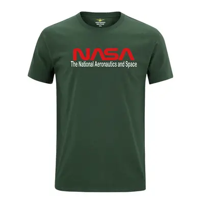 NASA Printed Grey Men T-Shirt Short Sleeve