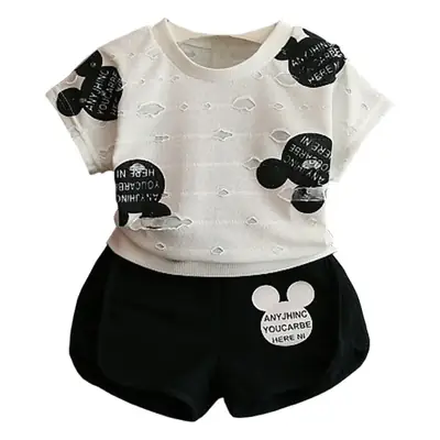 2025 Korean Style Girls Ripped Shorts Set Pink