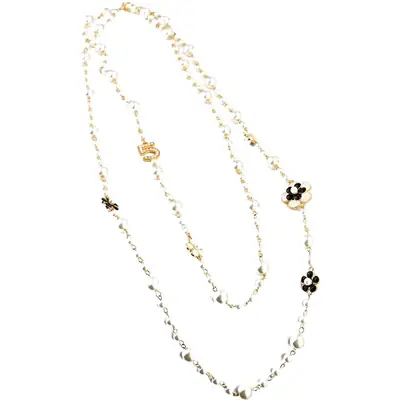 Pearl Necklace Multi Layer Korean Fashion 5-Char Counter