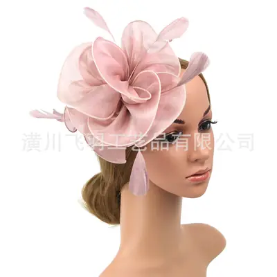 Organza Flower Headdress for Women European Style