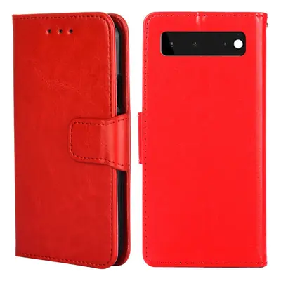 Red Leather Multi-Function Phone Case for Pixel 3XL