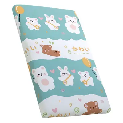 Pinlan Pure Cotton Baby Bed Cover Cotton Bed Sheet Bedspread Children Infant Newborn Mattress Cover Woven Twill