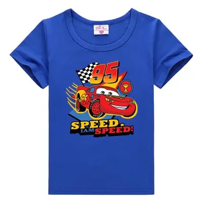 Cars Speed Speed T-Shirt Blue Boys 2021