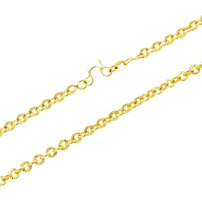 Korean Gold Plated Snake Bone Clavicle Chain for Women