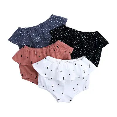 White Lace Baby Girl Shorts Set