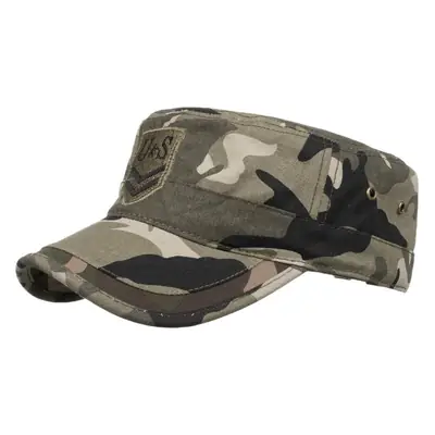 Military Camo Flat Cap 56-62cm Weight 80g