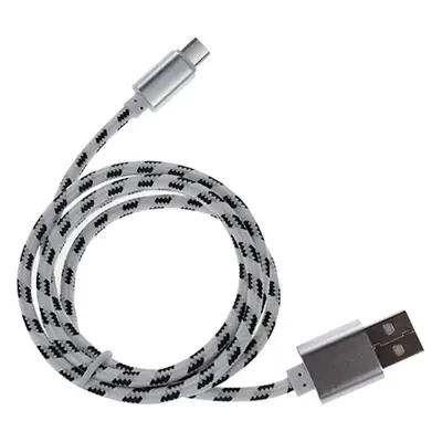 Cross-Border Fast Charging Cable 2A Tiger Grid Aluminum