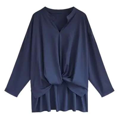 Large Size Women's Long Sleeve Top Loose Shirt Base Shirt Tide 2022
