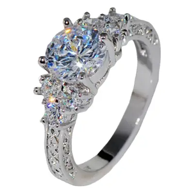 Eight Hearts & Arrows Zircon Ring for Women