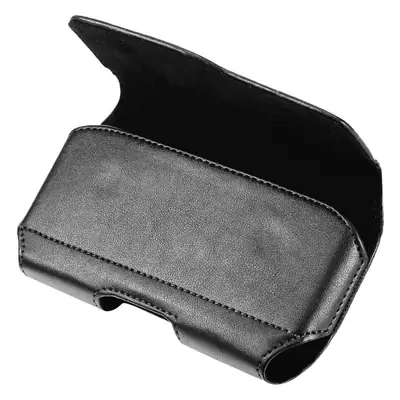 Black Leather Phone Clip Wallet for Men Women