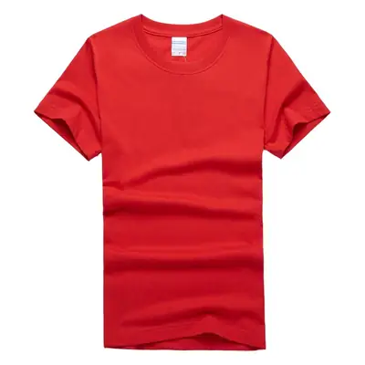 White Cotton Round Neck T-Shirt for Men