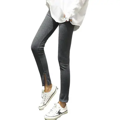 Japanese-style Tight Leggings with Open Lace Design