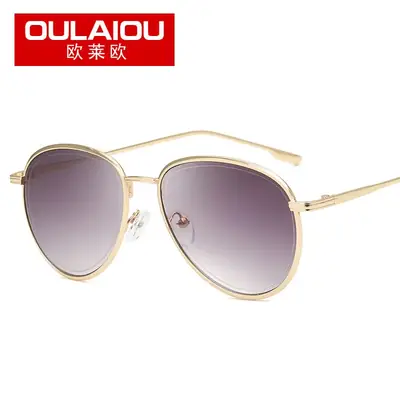 2019 New Metal Goggles Marine Lenses Women Sunglasses