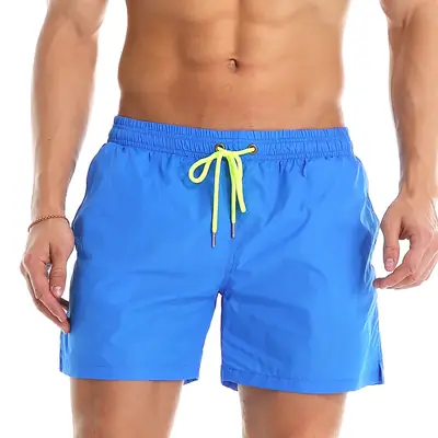 Men's Blue Waterproof 4Pc Shorts Quick Dry Sports