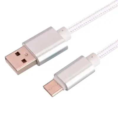 Nylon Braided Fast Charging Mobile Data Cable
