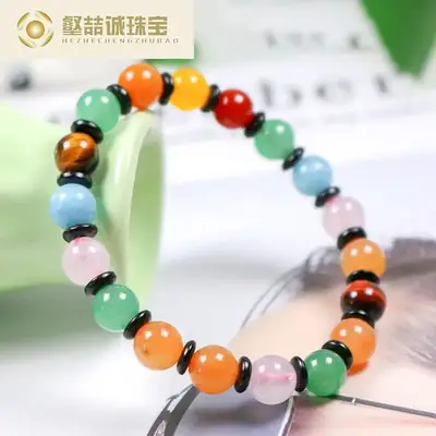 Natural Multi-Treasure Bracelet with Transfer Beads