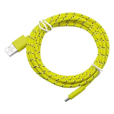 10 Color Nylon Braid Data Cable 1-3m