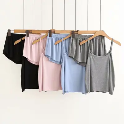 Summer Korean Camisole Shorts Suit Women's Home Wear