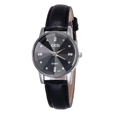 Couple's Elegant White Watch Set with Diamond Accents