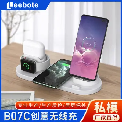 6-in-1 Wireless Earphone Charger & Phone Stand