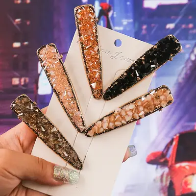 Crystal Hairpin Clip for Women's Adult Hairpin Clip Color