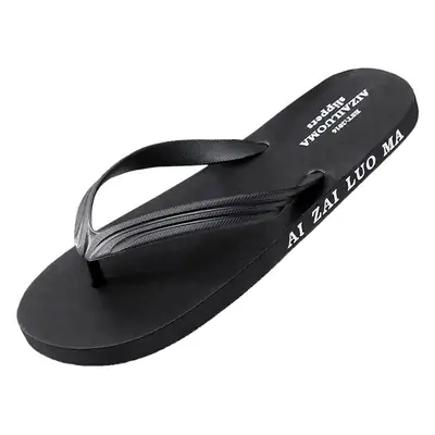 Summer Flip-Flops for Men, Non-Slip Sandals for Outdoor Wear, Stylish and Trendy Clip-Toe Beach Shoes for Men, Casual and Trendy K