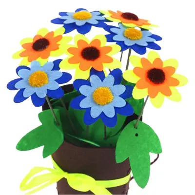 Children's Handmade Flower Pot Non-Woven Fabric