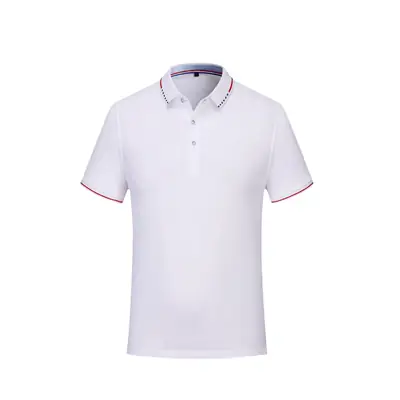 Orange Men's Short Sleeve Polo T-Shirt