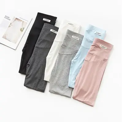 2023 Spring Pregnant Women Modal Leggings Nine Points