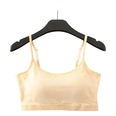 Light Blue Cotton Strap Bra for Women