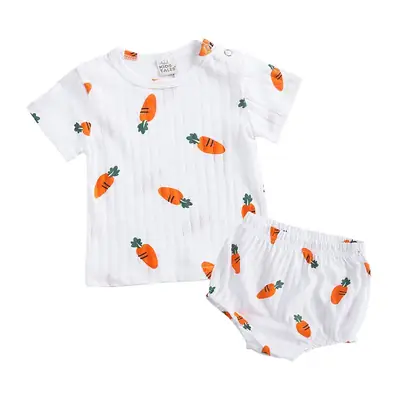 Baby Carrot Print Western Suit for Boys 1-3Yr