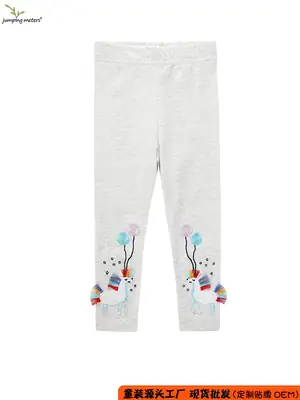 Girls Cotton Leggings 2025 Spring Summer Floral Print