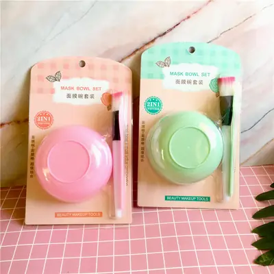 Korean 3-in-1 Korean Plastic Mask Bowl Set