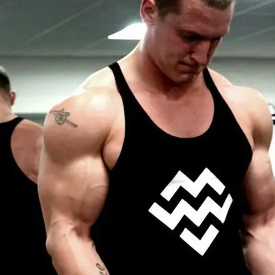 Men's Gray No Pain No Gain Fitness Vest