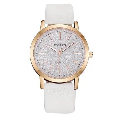 Volcano Quartz Women's Pink Leather Watch