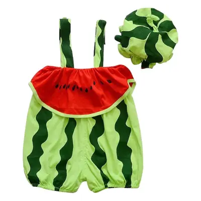 Orange Tiger Baby Crawling One-Piece Set