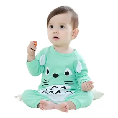 Newborn Korean Style Conjoined Clothes White Red Long Sleeve