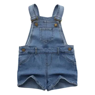 Baby Denim Overalls Set for Girls Summer Casual Wear