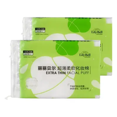 Lilibel Disposable Makeup Cotton Face Towel Double Sided Lightweight